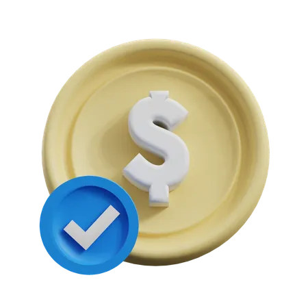 Approved Money  3D Icon