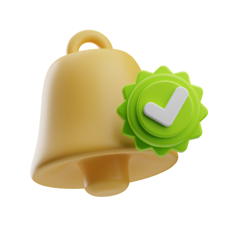 Approved Notification  3D Icon