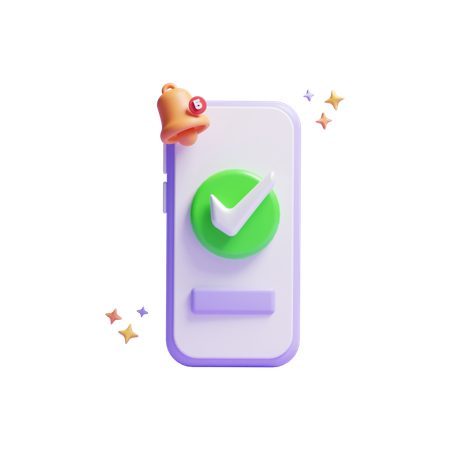 Approved Notification  3D Icon