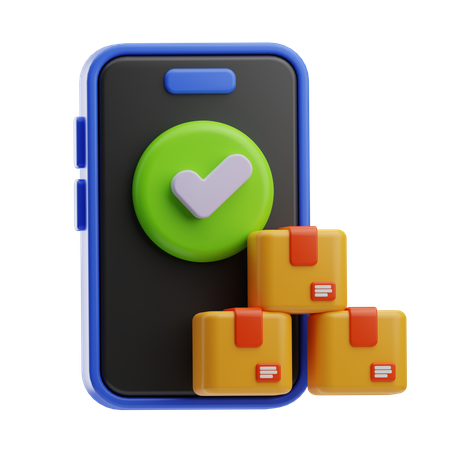 Approved Package  3D Icon