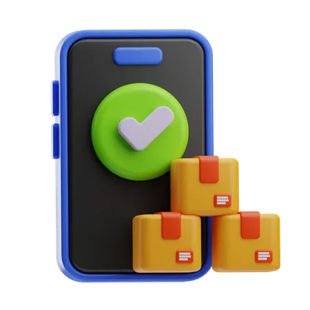 Approved Package  3D Icon