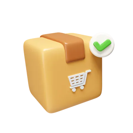 Approved Package  3D Icon