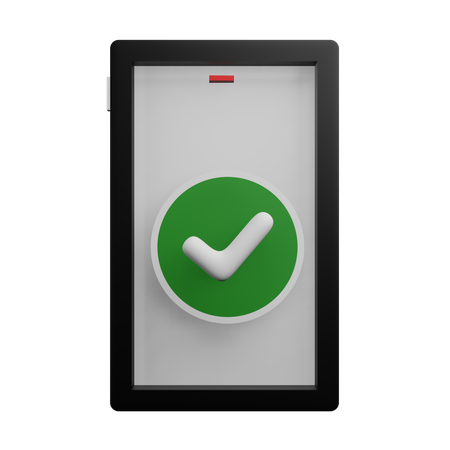 Approved Phone  3D Icon