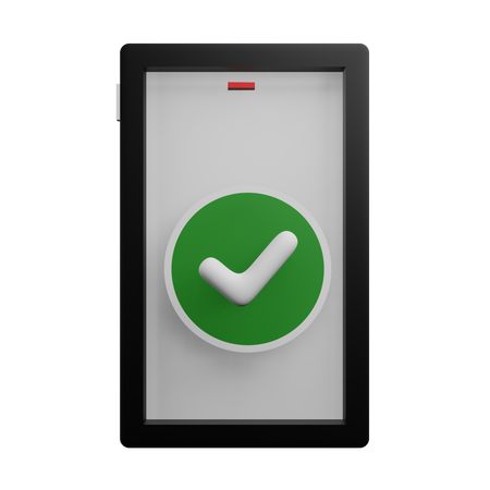 Approved Phone  3D Icon