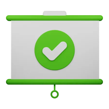 Approved Presentation  3D Icon