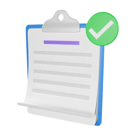 Approved Report  3D Icon