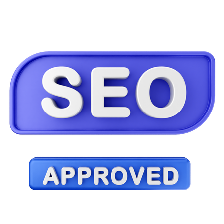 Approved Seo  3D Icon