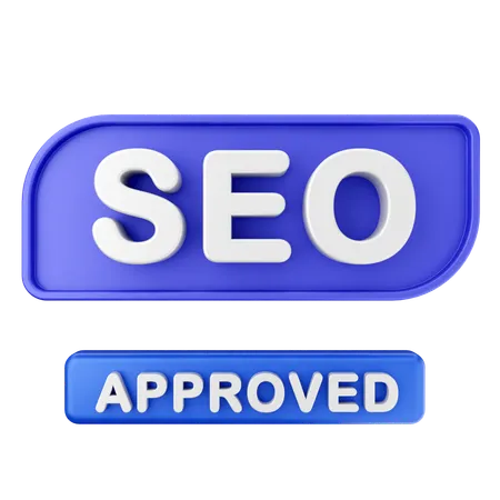 Approved Seo  3D Icon