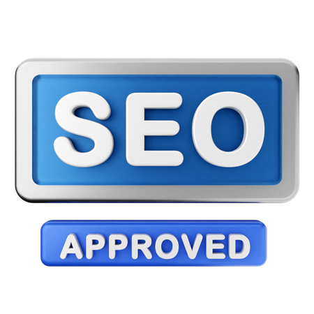 Approved Seo  3D Icon