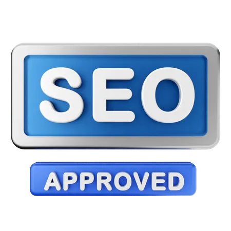 Approved Seo  3D Icon