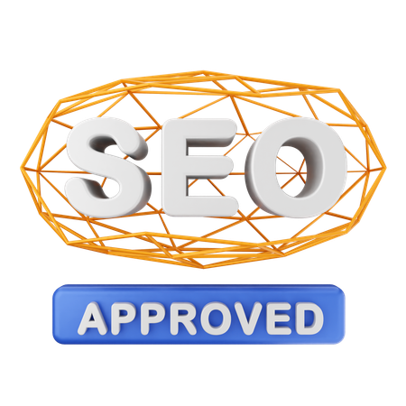 Approved Seo  3D Icon