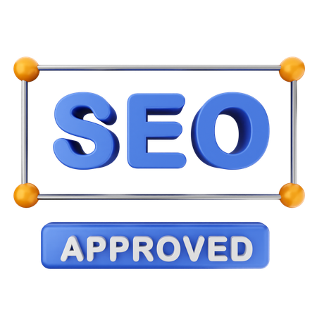 Approved Seo  3D Icon