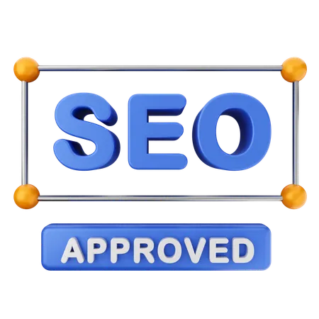 Approved Seo  3D Icon