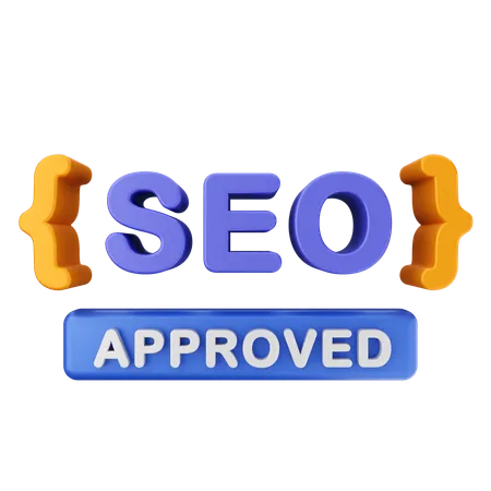 Approved Seo  3D Icon