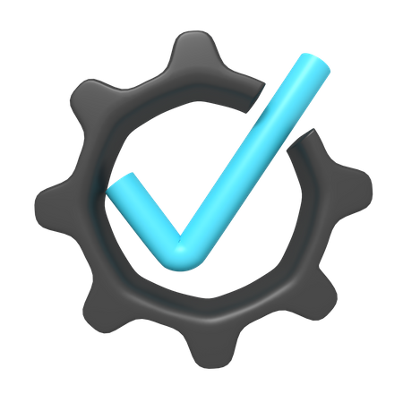 Approved Setting  3D Icon