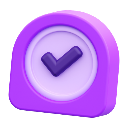 Approved Time  3D Icon