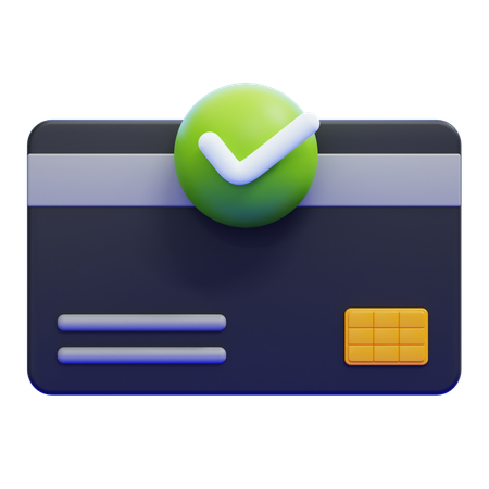 Approved Transaction  3D Icon