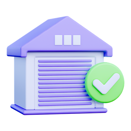 Approved Warehouse 3D Icon