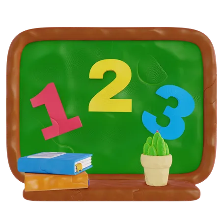 Aprender números fácilmente  3D Icon