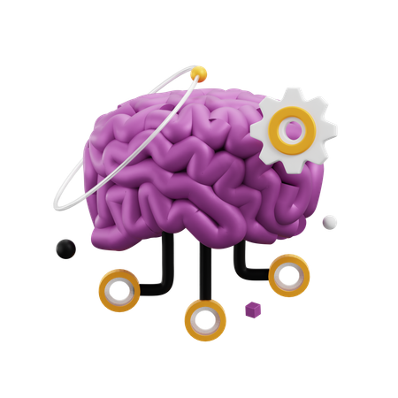 Aprendizado de máquina  3D Icon