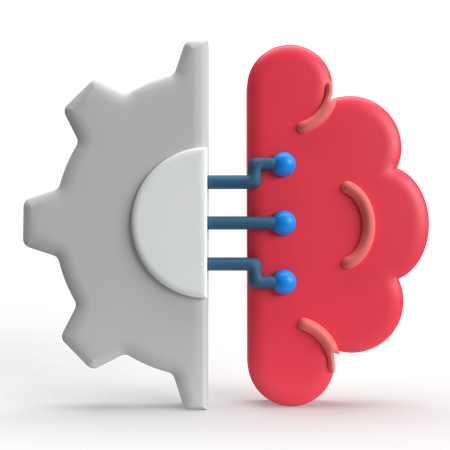 Aprendizado de máquina  3D Icon