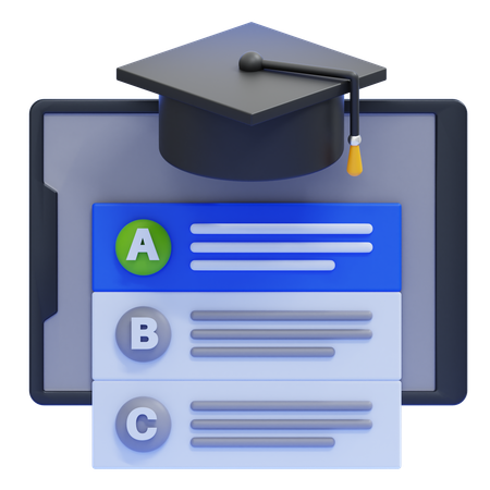 Aprendizagem online  3D Icon