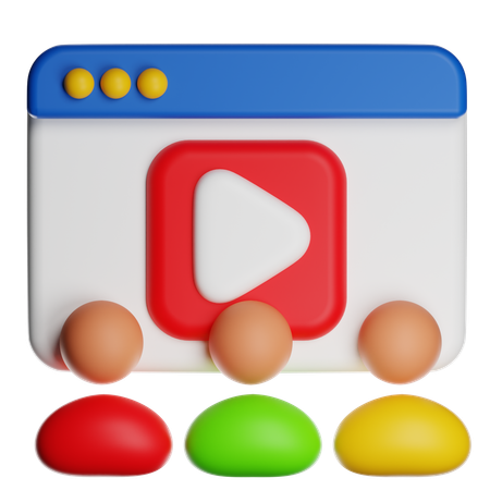 Aprendizagem online  3D Icon