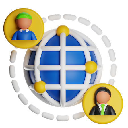 Aprendizagem online  3D Icon