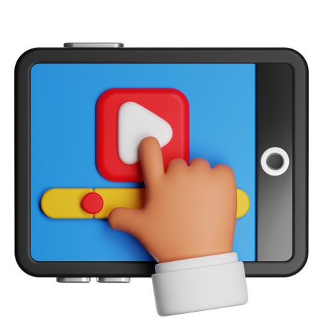Aprendizagem online  3D Icon