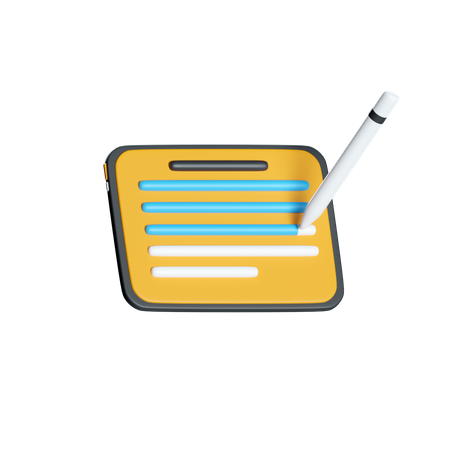 Aprendizagem online  3D Icon