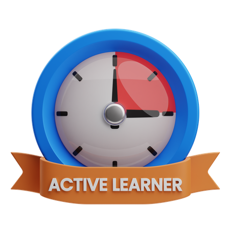 Aprendizaje activo  3D Icon