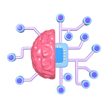 Aprendizaje automático  3D Icon