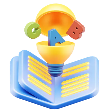 Aprendizaje creativo  3D Icon