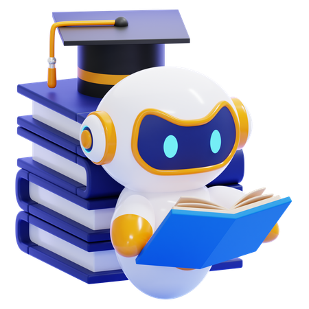 Aprendizaje de robots  3D Icon