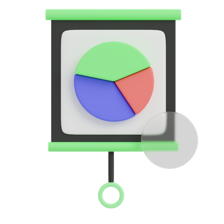 Apresentação de análise  3D Icon