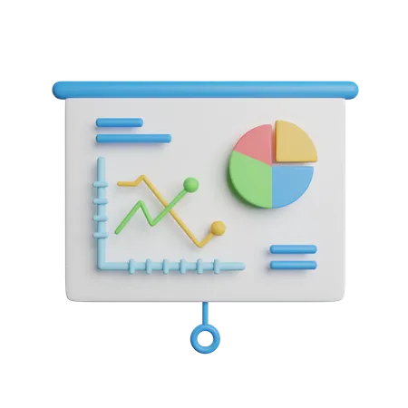 Apresentação de negócios  3D Icon