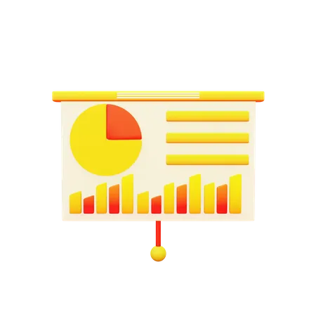 Apresentação de negócios  3D Icon