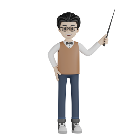 Apresentação do professor  3D Icon
