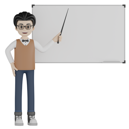 Apresentação do professor  3D Icon