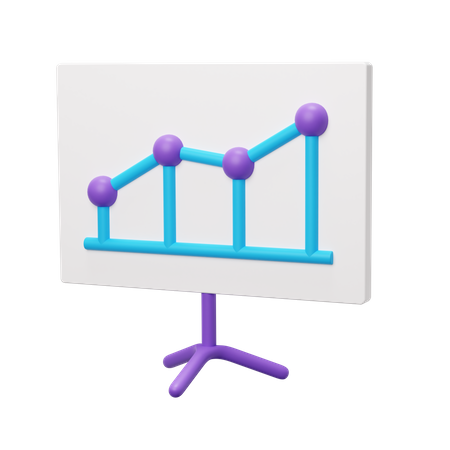 Apresentação gráfica  3D Illustration