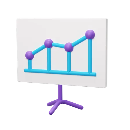 Apresentação gráfica  3D Illustration