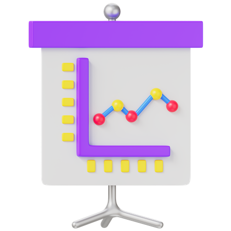 Apresentação de gráfico  3D Icon