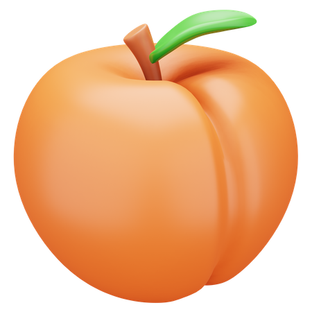 Apricot  3D Icon