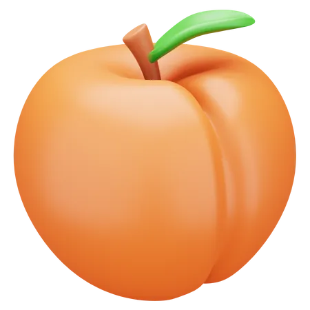 Apricot  3D Icon