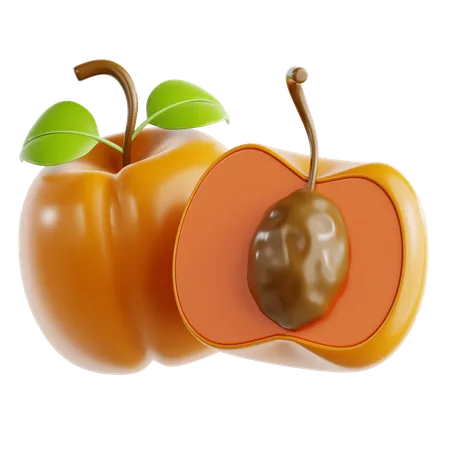 Apricot  3D Icon