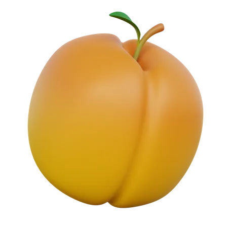 Apricot  3D Icon