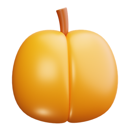 Apricot  3D Icon