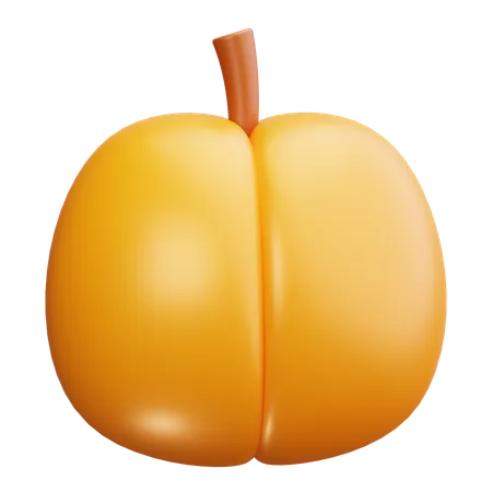 Apricot  3D Icon