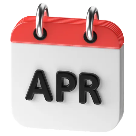 April  3D Icon