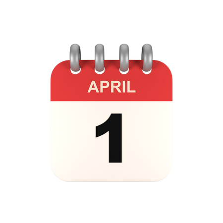 April  3D Icon